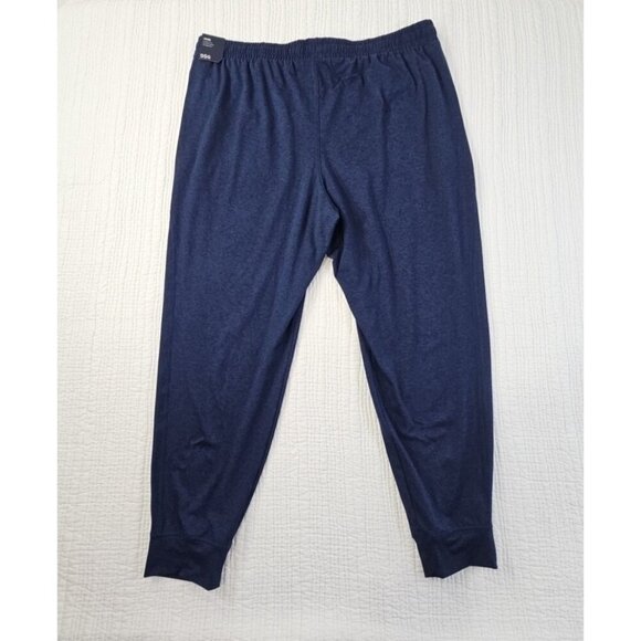 DSG Daily Jogger Men's 2XL Navy Blue Elastic Waist NEW Cuffed Hem NWT Zipper Pkt - Picture 2 of 16